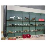 Dempsey Auctions Beswick Horses, Hummels, Belleek, Swarovski, MCM, Faux Flowers