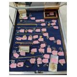 35+ pcs Gold jewelry, Silver coins, Firearms, Ephemera, Louis XV furn, Pez