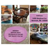 Neenah Estate Sale (March 8-9)