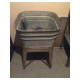 vintage wash tub