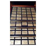 golden replicas of United States stamps