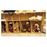 santa figurines