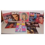 11 PC Lot of Vintage Elvis Memorabilia-Books & Magazines