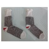 TWO Pair of Vintage Nelson Sock Monkey Socks