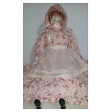 Vintage 16.5" China Shoulder Head Doll