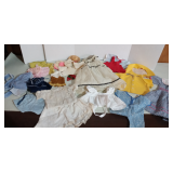 Lot of Vintage Doll Clothes