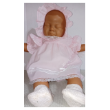 Vintage 1984 Berjusa Life Like Sleeping Baby Doll Made in Spain