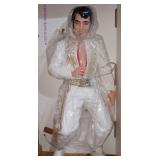 Vintage World Doll Elvis Presley Super Gold 21" Tall Vinyl King of Rock n Roll 1984 71950