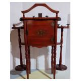 Vintage/Antique Smoking Stand/Humidor w/2 Removable Ashtray Ashtray Stands