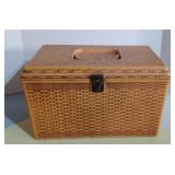 Vintage Sewing Box Packed with Sewing Supplies