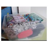 Vintage Fabric in Tote