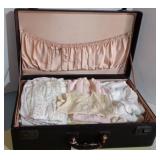 Vintage Suitcase Full of Vintage Baby Clothes