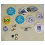 Lot of Various Vintage Buttons & Pins