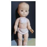 Vintage Edward Mobley 1959 Baby Doll in Diaper with Bib