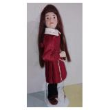 Vintage 1984 Norman Rockwell Character Collectors 10.75" Laura Bisque Doll