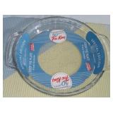 Vintage 1992 50th Anniversary Commemorative FIRE KING Anchor Hocking Deep Dish 9" Pie Plate