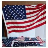 Vintage American Flag Lot