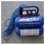 Campbell Hausfeld 2 Gallon Air Compressor, Good for Airbrush, Inflation, Nailing