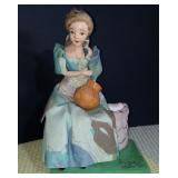 Vintage Lady by The Well Figurine