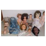 Huge Lot of Vintage Doll Parts