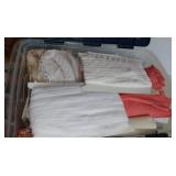 Huge Lot of Vintage Fabric & Sewing Materials