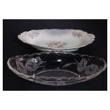 Lot of 2(TWO) Vintage Boat Dish-FOSTORIA