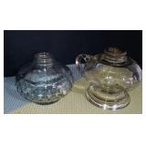 Vintage Lot of 2(TWO) Oil Lamp Bases