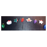 Set of 8(EIGHT) Vintage Fancy Christmas Button Covers