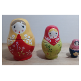 Matryoshka Russian Nesting Dolls Measuring Set 6 Pieces by World Market