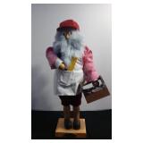 Vintage Limited Edition Grandeur Noel Wooden Santa Nutcracker 16.5"H