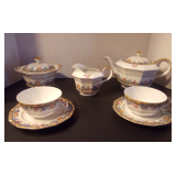 Vintage Princess China Belwood Bavaria Newport Pattern Fine China Tea Set 