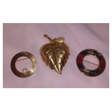 Lot of 3(THREE) Vintage Brooches