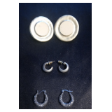 Lot of 3(THREE) Vintage Earring Pairs