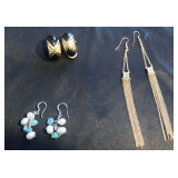 Lot of 3(THREE) Vintage Earring Pairs
