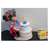 Annalee 7” 15th Anniversary Doll Society Kit 1998, 966499 Painter Kid Cake