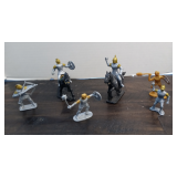 8PC Lot of British Knights Action Figures