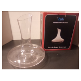 Zalik Wine Decanter Hand Blown Design - Superior Quality Crystal Hand Made Wine Aerator large Wine C