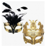 Various Venetian Couple Masks For Masquerade/Party/Ball Prom/Mardi Gras/Wedding/Wall Decoration
