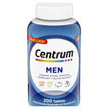 Centrum Men Multi-Vitamin Tablets -- 200 Tablets- NEW in sealed packaging