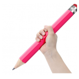 BUSHIBU Giant Pencils for Prop/Gifts/Decor - 14 Inch Jumbo Wooden Big Novelty Pencil with Cap