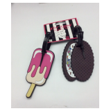 Betsey Johnson Ice Cream Luggage Tags