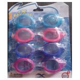 4 Pack Kids Swim Goggles