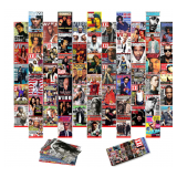 60 Pcs Print Hip Hop/Rap & Rock Variety Wall Collage Kit | Music Posters for Room Aesthetic | Unique