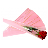 50 Counts Single Floral packaging bag,Single Rose Sleeve Carnations Flower Wrapping Paper