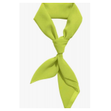 Comsite Chiffon Scarf Ribbon Neck Scarf Square Handkerchief 23"x23"