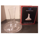 Zalik Wine Decanter Hand Blown Design - Superior Quality Crystal Hand Made Wine Aerator large Wine C