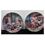 Lot of 2 (TWO) MJ HUMMEL Collectible Decorative 8" Plates