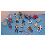 19PC Mixed Lot of Various Small Toys/Action Figures