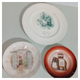 Lot of 3(THREE) Vintage Collectible Plates 