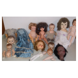 Huge Lot of Vintage Doll Parts
